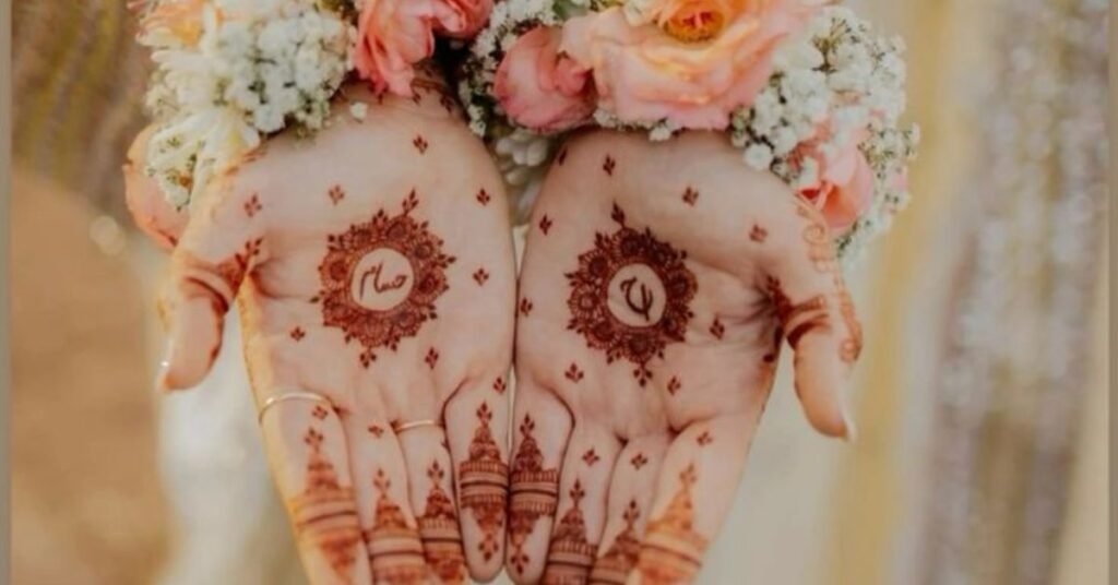 Bridal Mehndi Design with Name