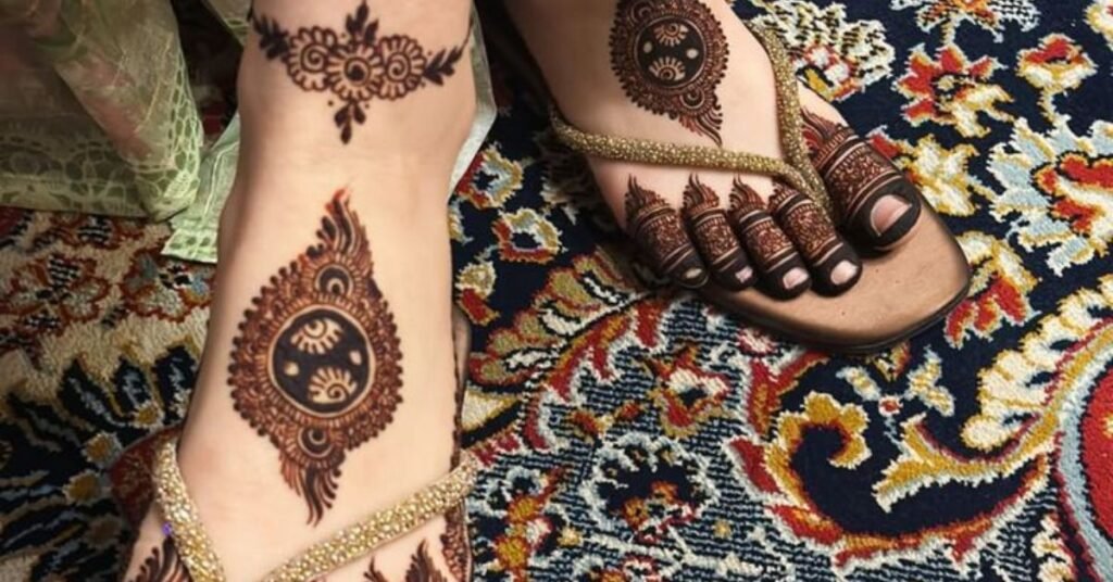 Latest Bridal Foot Mehndi Designs