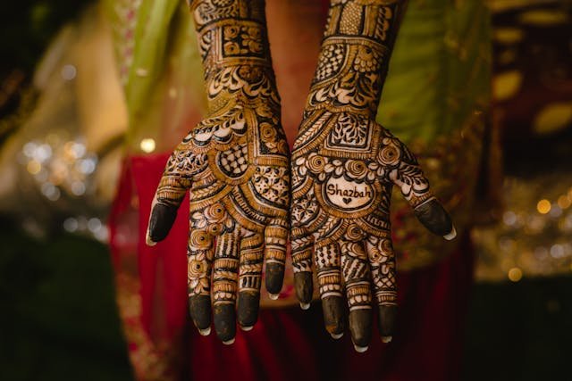 Hariyali Teej Mehndi Design