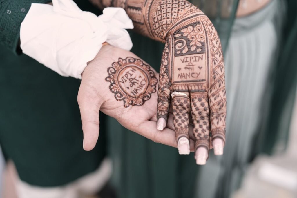 South Indian Mehndi Designs