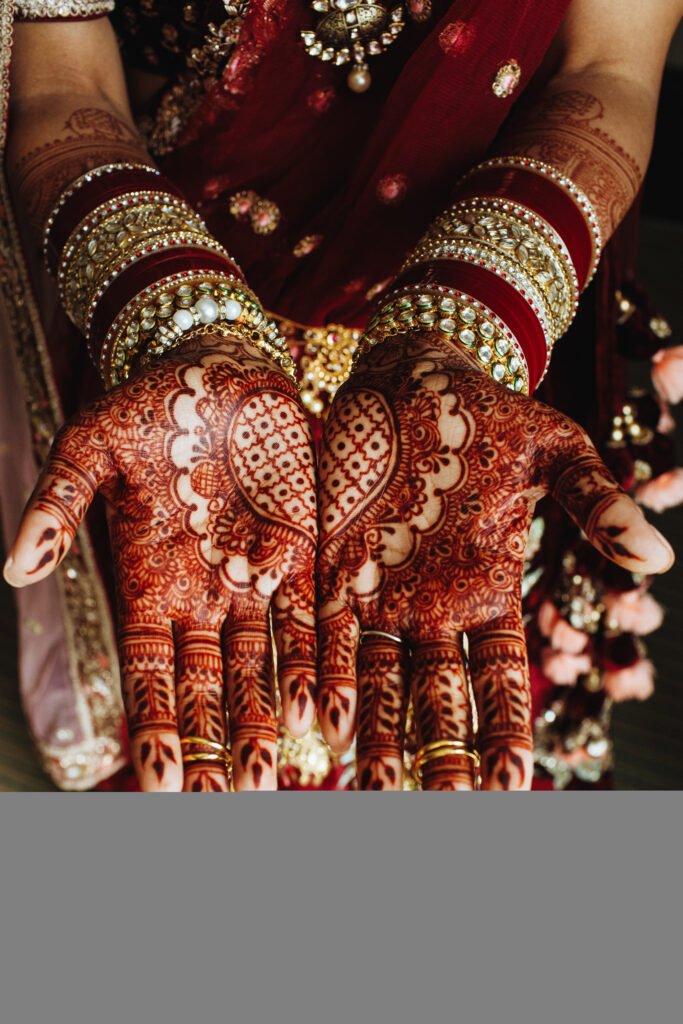 Heart Mehndi Design for Front Hand