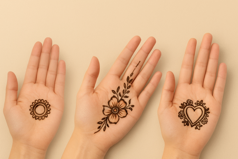 very easy mehndi designs for beginners