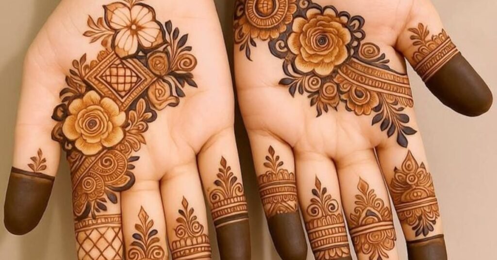 Simple Arabic Mehndi Design