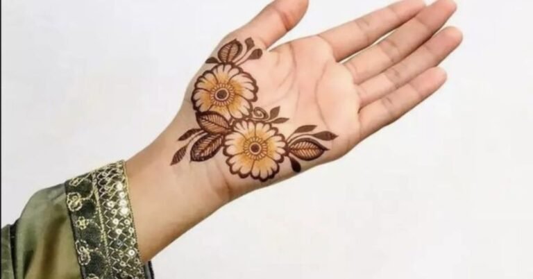 Flower Mehndi Design