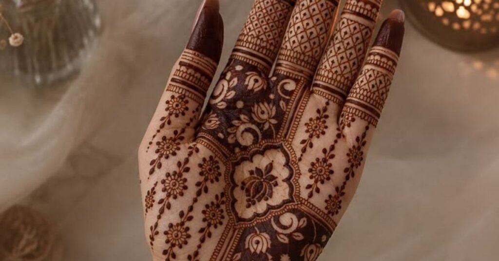 Indian mehndi design