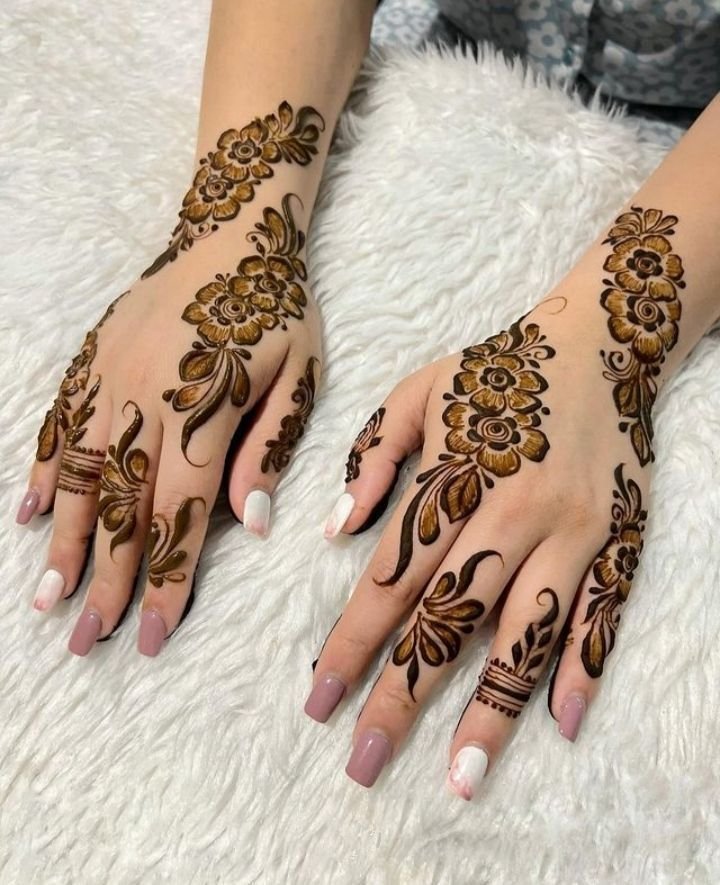Arabic Mehndi Designs for Girls