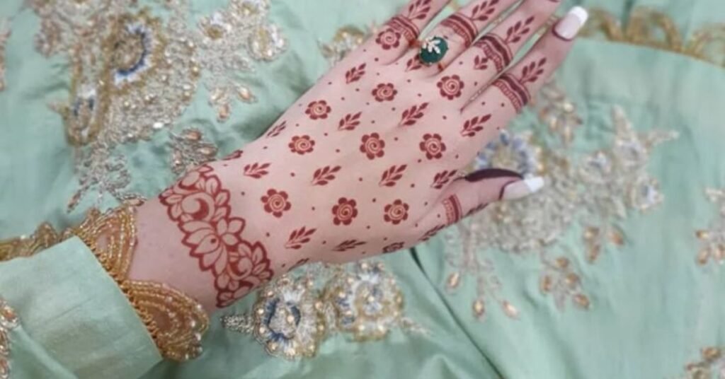 Pakistani Latest Mehndi Design