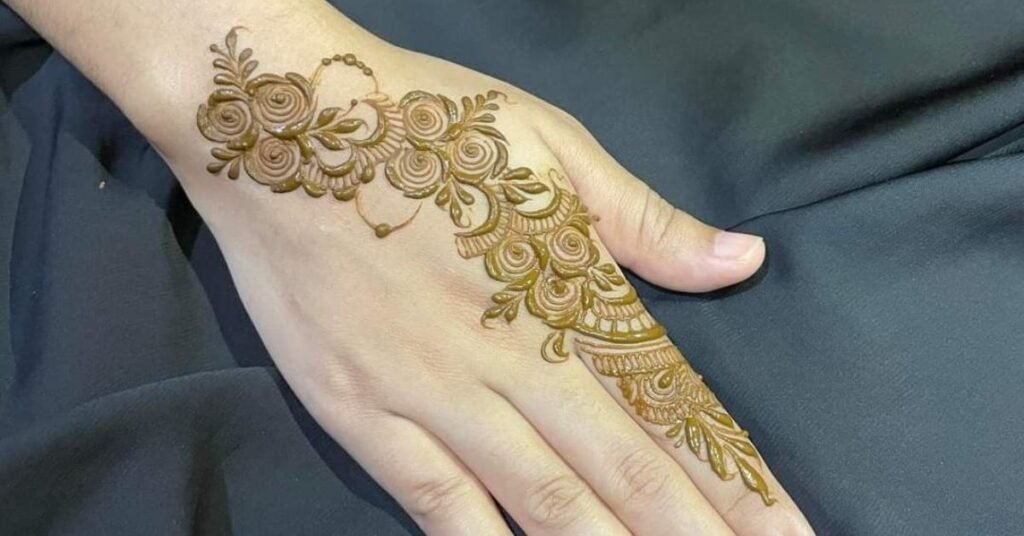 Latest Bail Mehndi Design