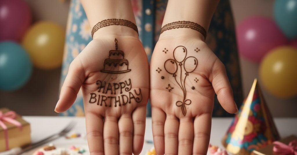 Birthday Mehndi Designs 2025