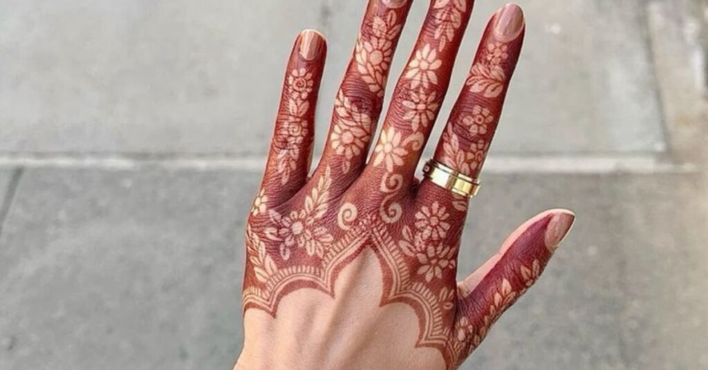 Half Hand Bridal Mehndi Designs