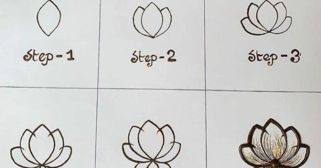 Easy Mehndi Design for Kids Step by Step