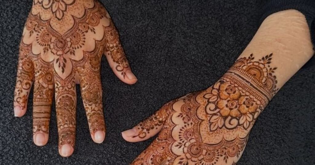 Both Hand Mehndi Design