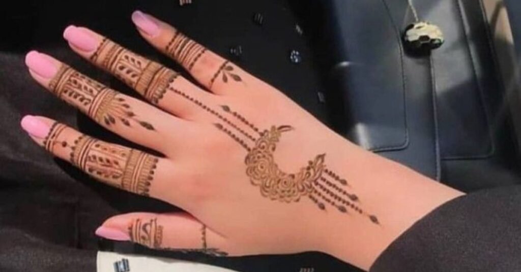 Moon Mehndi Designs