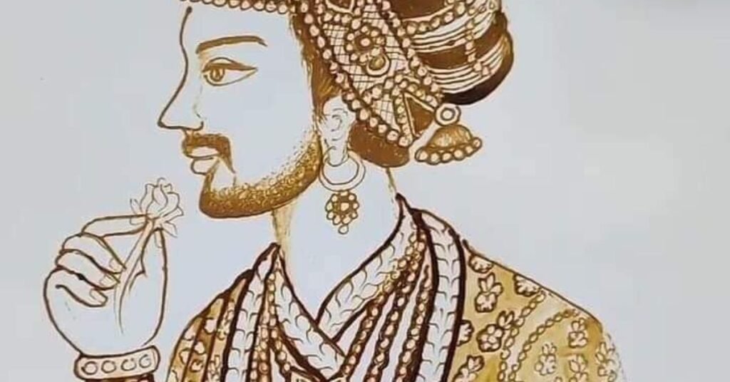 Groom Face Mehndi Design