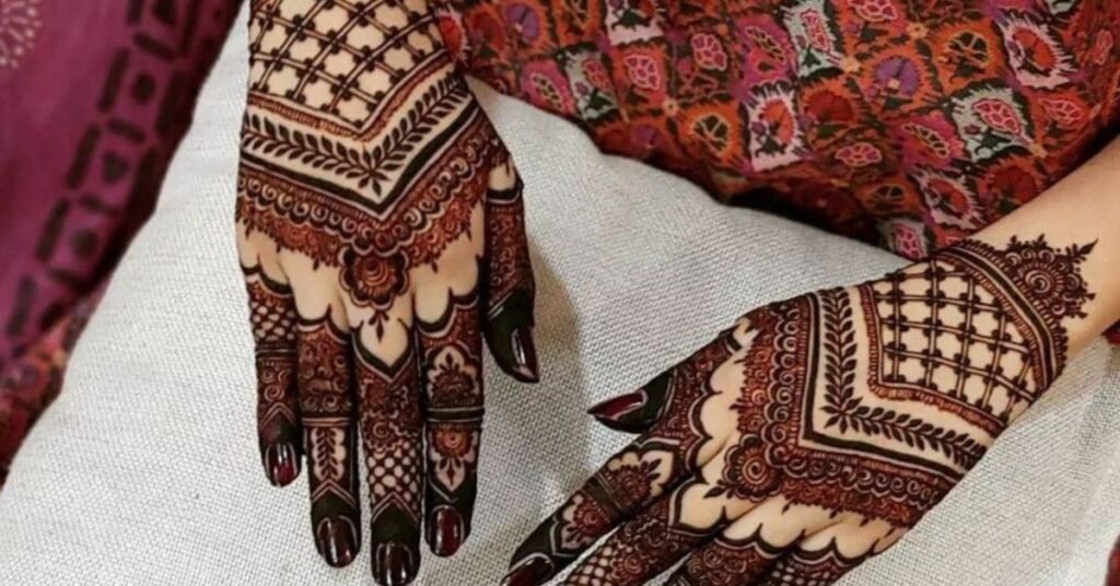 Back Side Mehndi Design Full Hand