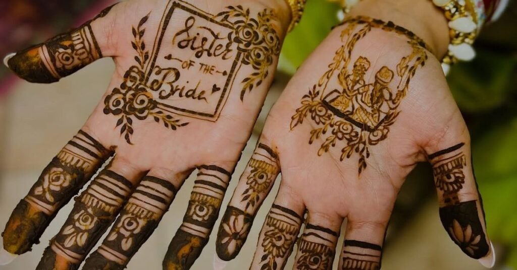 Bride Sister Mehndi Designs