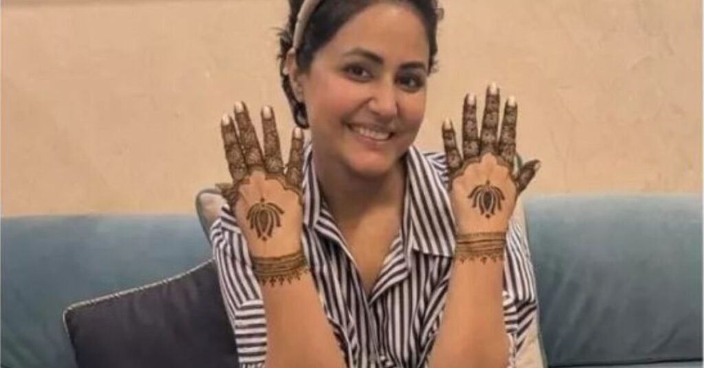 actress mehndi designs