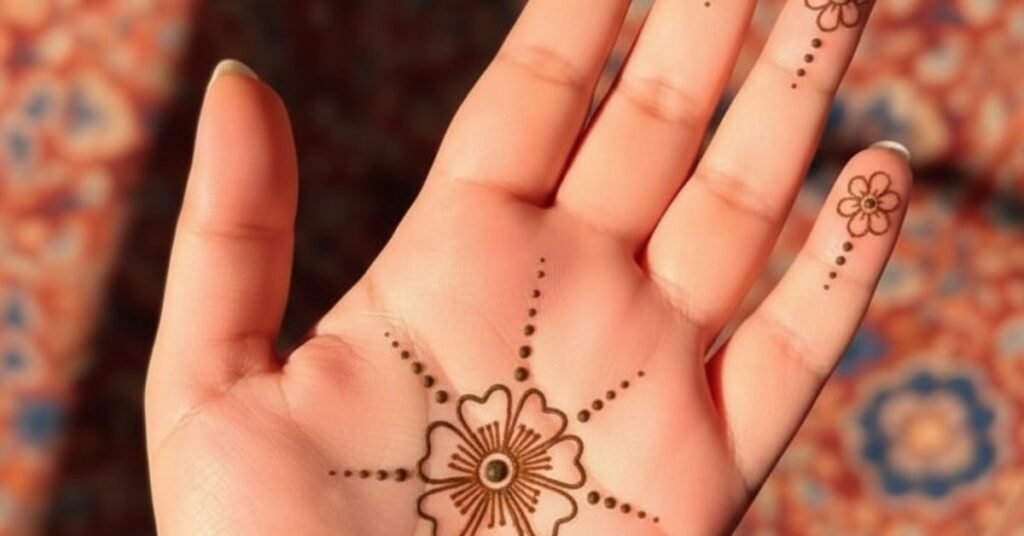 aesthetic mehndi designs for front hand