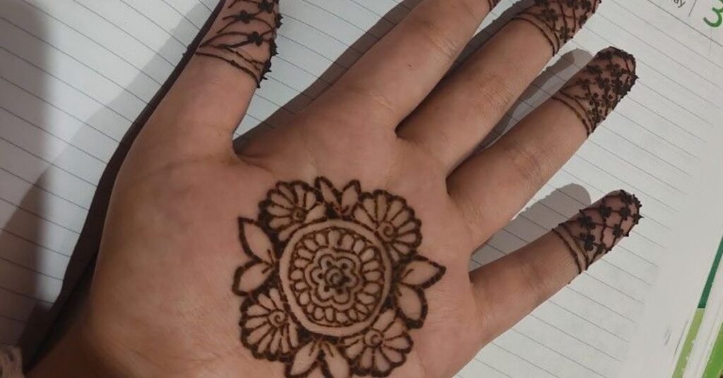 Mehndi Design Without Filling