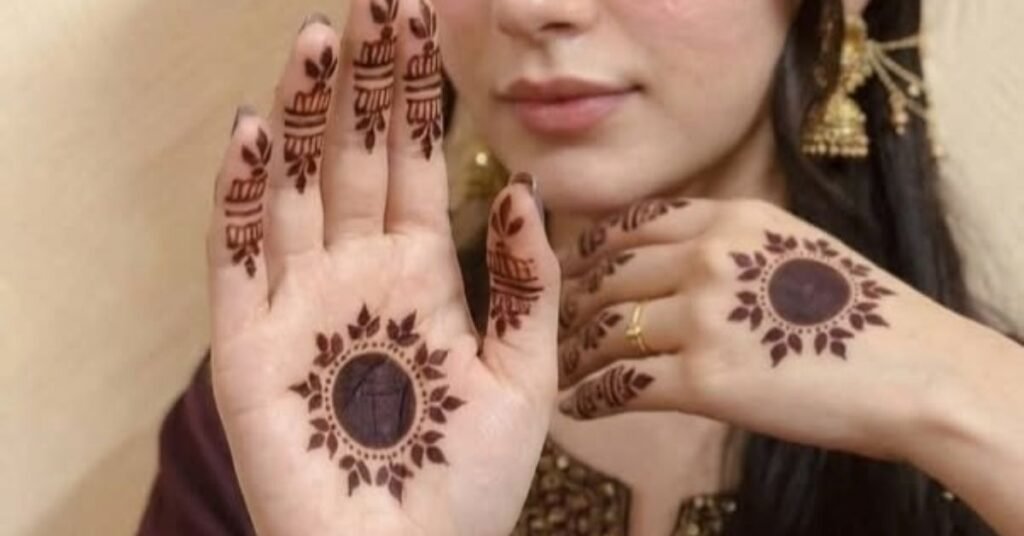 Mehndi Design for Short Fingers