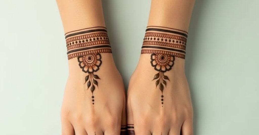 Simple Mehndi Designs for Beginners at Home
