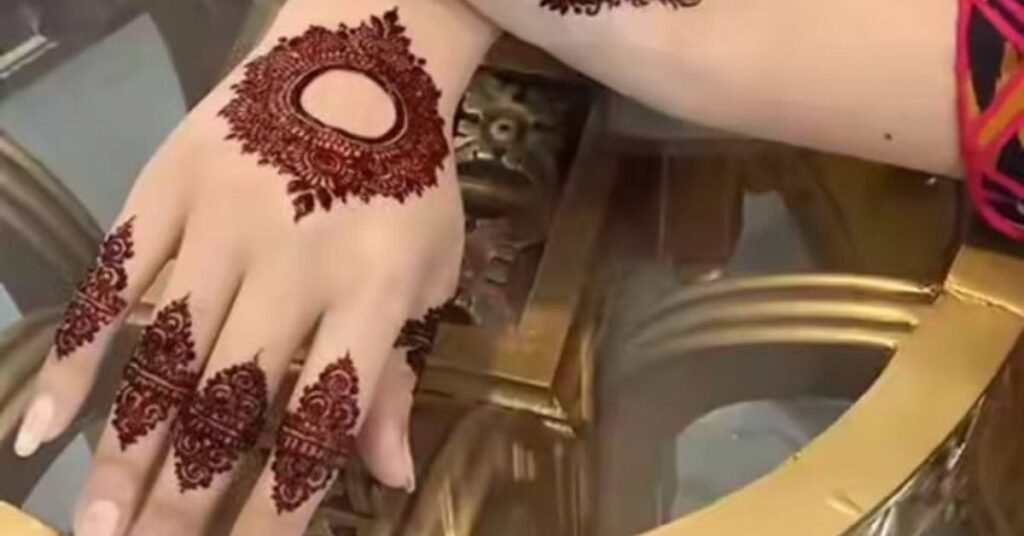 Pakistani Tikki Mehndi Design