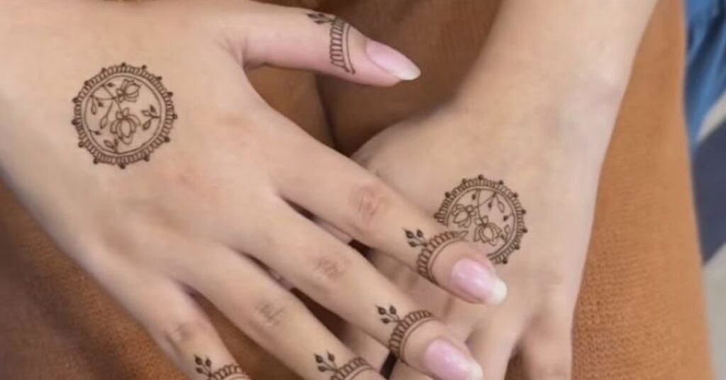 Anniversary Mehndi Design
